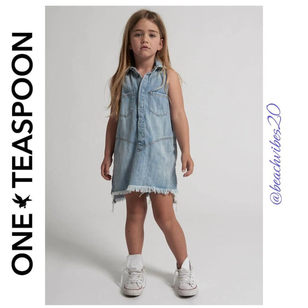 ONE TEASPOON Kids Girls Mini Braxton Dress Hustler 8-9 NWT O-274
